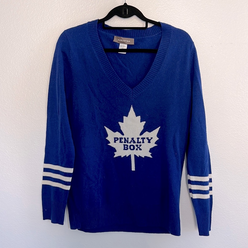 Augustina cashmere penalty box sweater